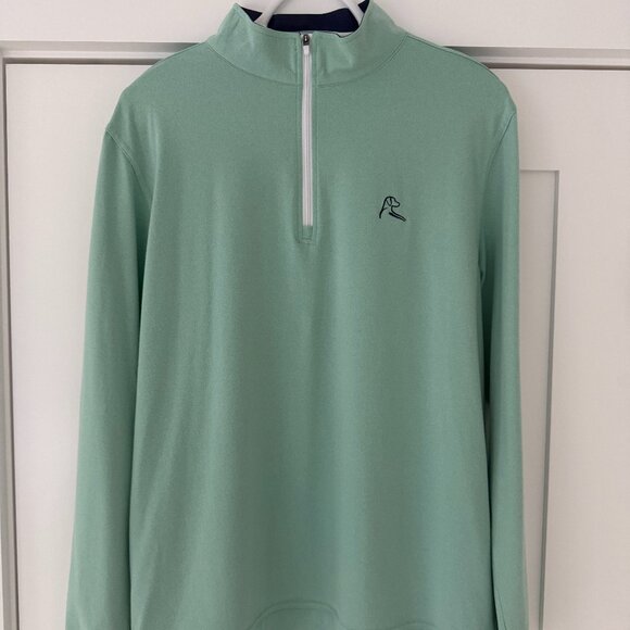 Men's Rhoback Performance Q-Zip - Antigua Green - Picture 1 of 4